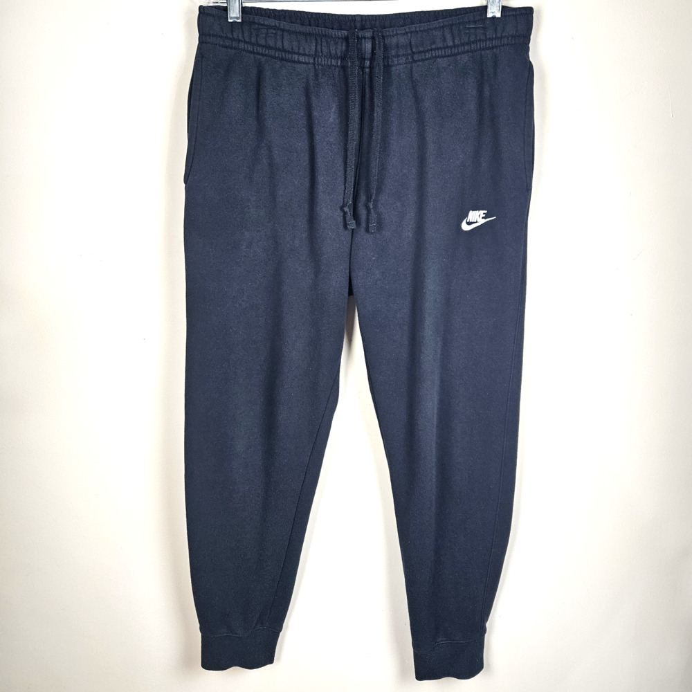 Nike Sportswear Club Fleece Joggers Mens Medium Black Sweatpants BV2671-010